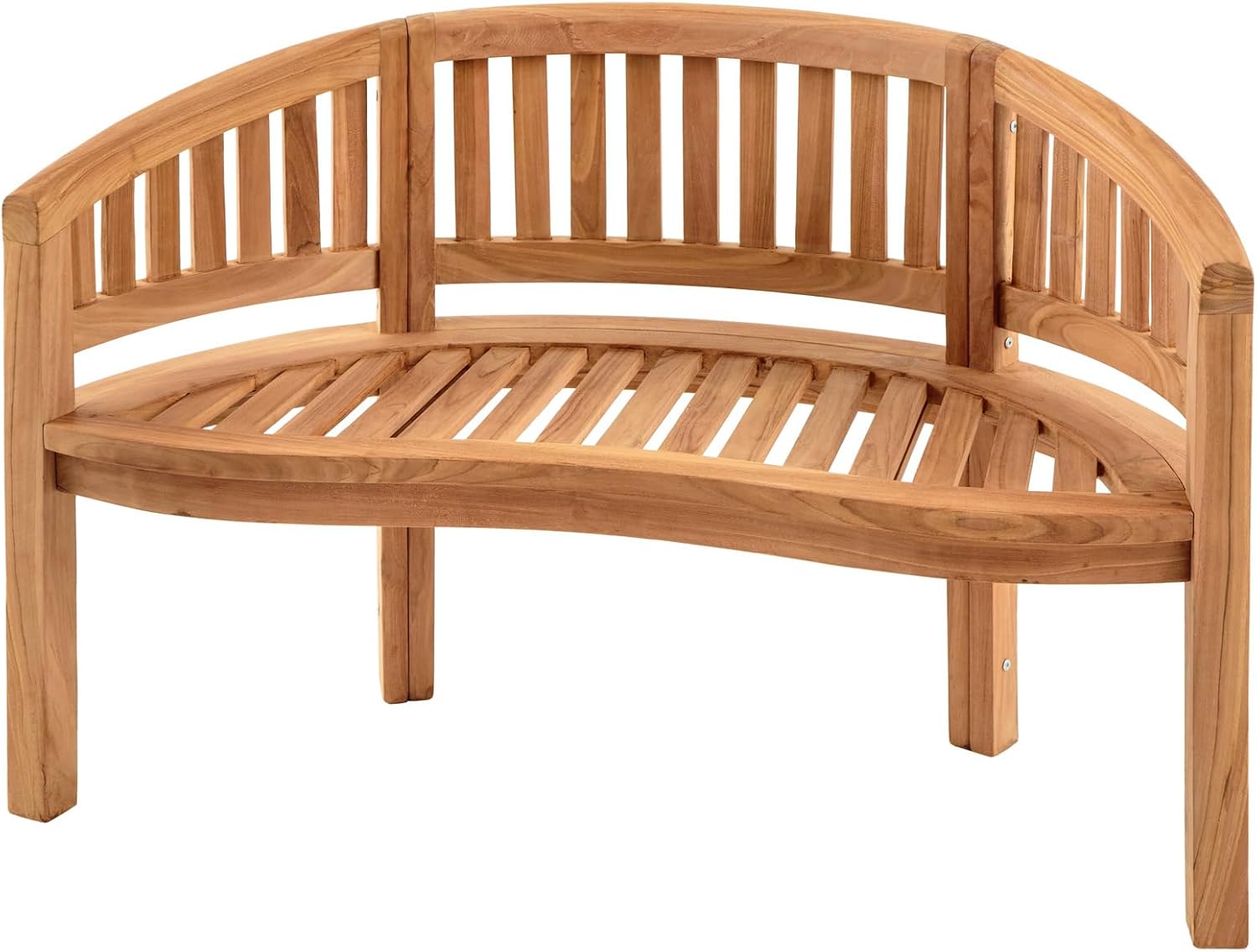 Riess-ambiente.de Massive Gartenbank Empire Teak 120 cm Natur Teakholz