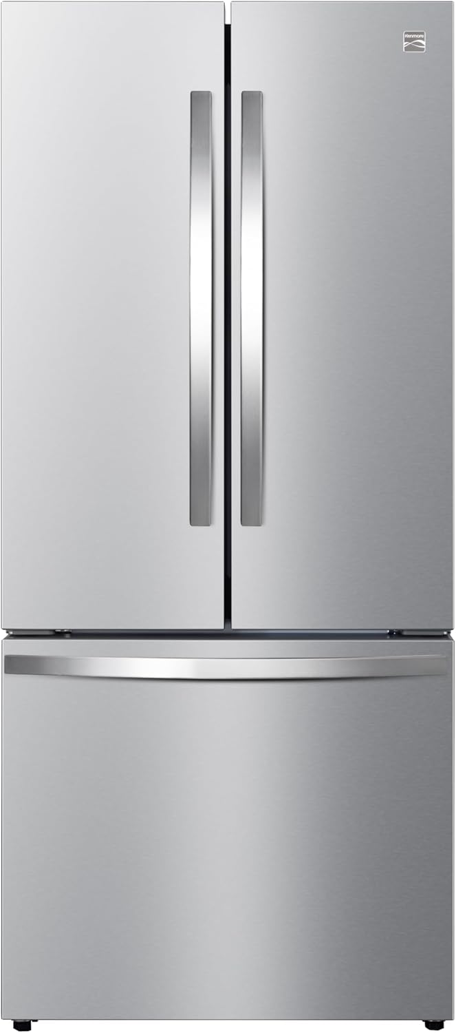 Kenmore 4675525 30' French Door Refrigerator with Freezer, Accela Chill, Ice Maker, Adjustable Glass Shelves, ENERGY STAR Certified