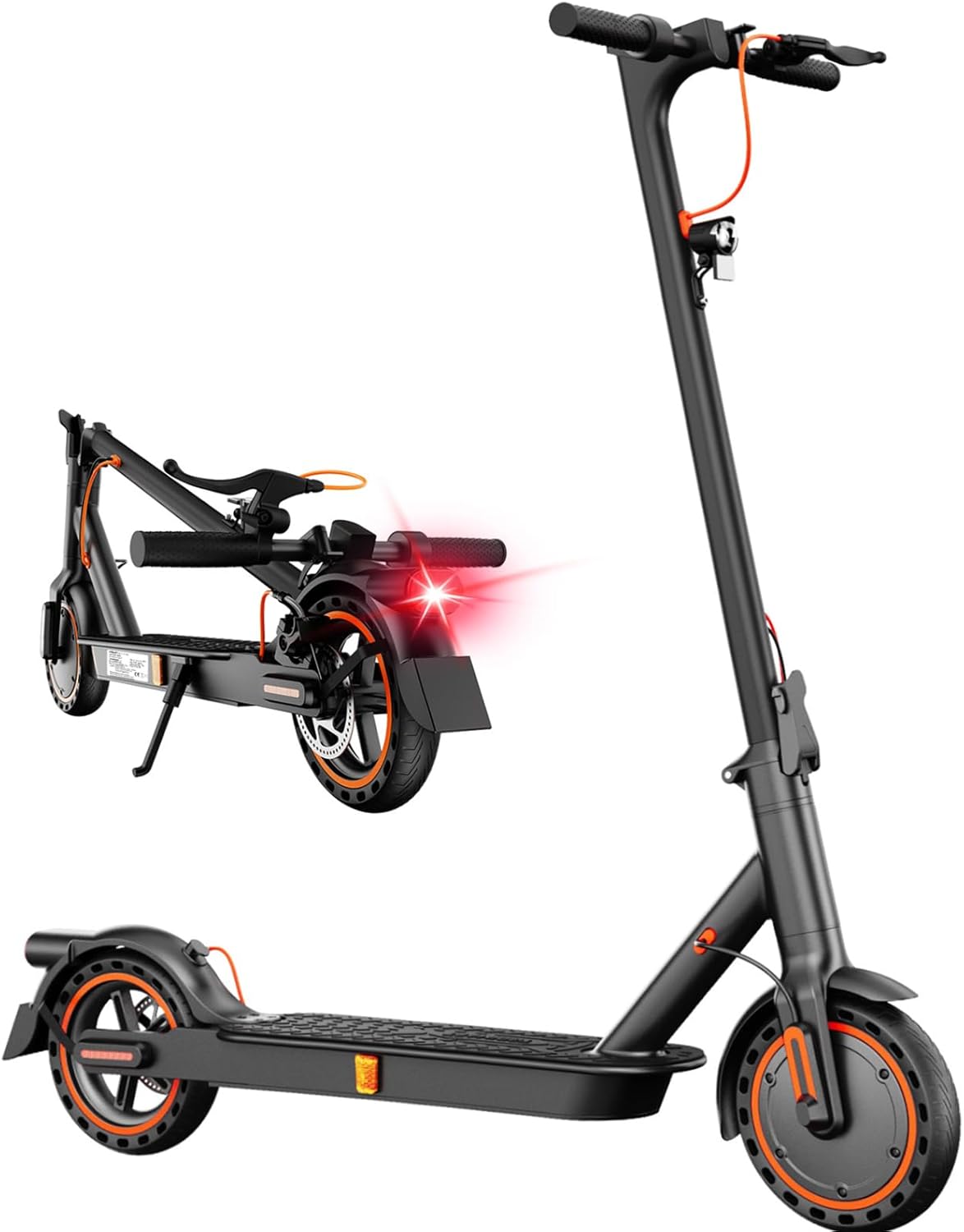 TODIMART T3 DE E-Scooter mit ABE, 350 W/500 W Spitze, 280,8 Wh, 30–35 km Reichweite, 20 km/h, 8,5 Zoll Vollreifen, App, IP54