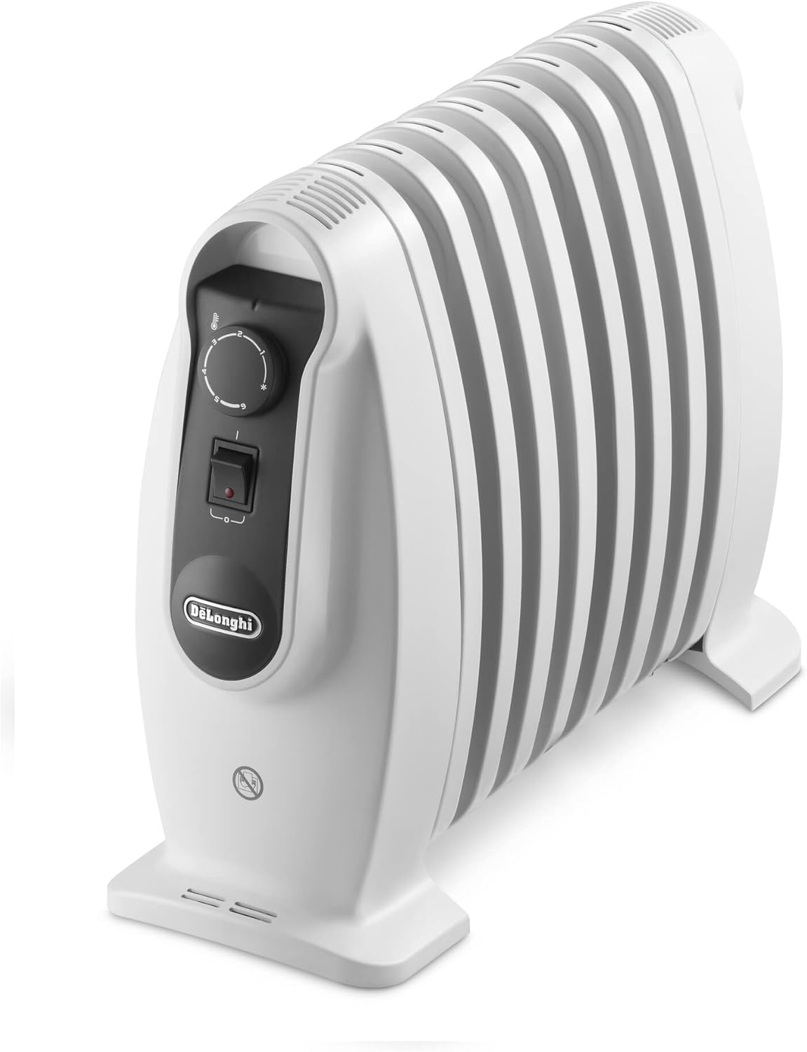 De'Longhi Radiator TRNS0808M, 800 W Heizleistung und Frostschutzfunktion, Kompakt mit stufenloser Temperaturregelung