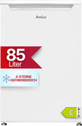 Amica Mini-Gefrierschrank, nur 39 dB angenehm leise, 85 Liter, 85 l, 3211 W, 56 cm, gefrierschrank weiß, wechselbarer Türanschlag, Inverter