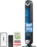 DREO 25 dB Leiser Smart Turmventilator, Cruiser Pro T2S, Schwarz