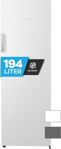 Heinrich ́s Gefrierschrank Temperatur: -14 °C~-24 °C, No-Frost Schutz, Gefrierschubladen + Gefrierfach, LED-Display, Airflow, Wechselbarer Türanschlag