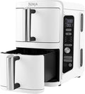 Ninja SL400EUWH Doppel XL Doppel-Heißluftfritteuse, 9, 5 Liter, 9, 5 L, weiß