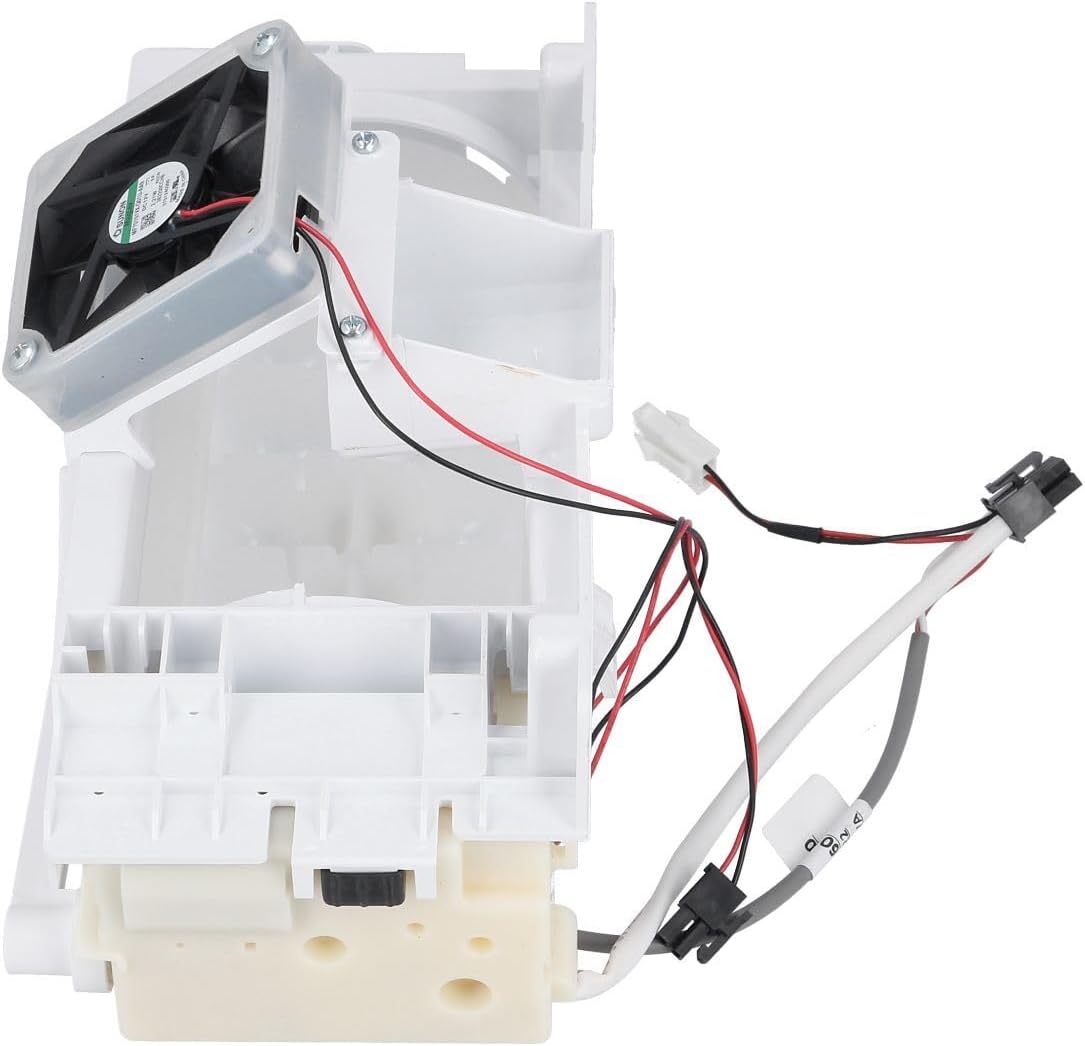 easyPART Kompatibel/Ersatz Beko 4922600300 Eisbehälter, Weiß/Schwarz