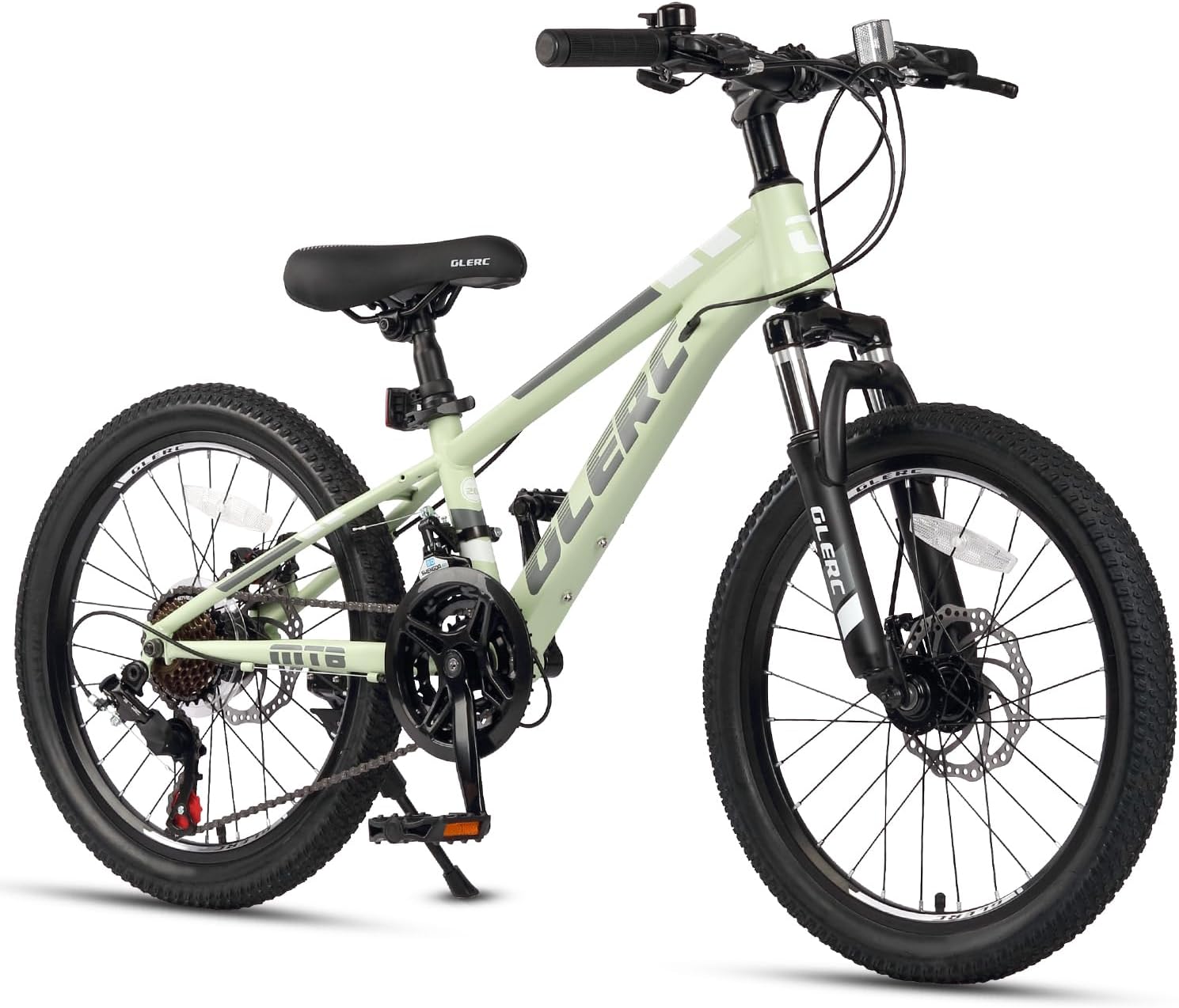 Glerc Skyline 20-24-Zoll Kinder Mountainbike für Jungen Mädchen, Kinderfahrrad für 6-18 Jahre alte Teenager, Mehrere Farben